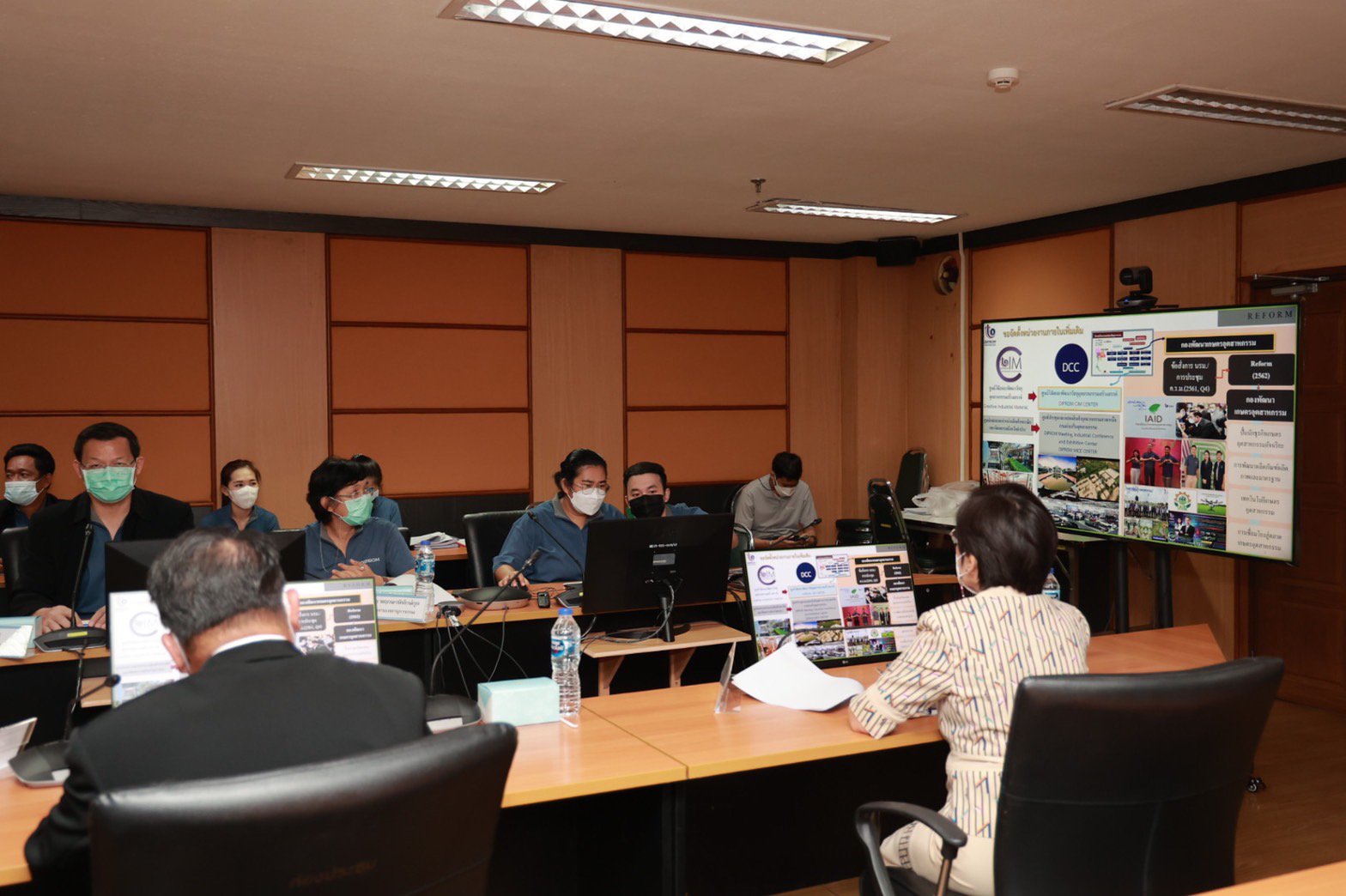 อธิบดีณัฐพล นำทีมดีพร้อมโชว์ผลงานเข้าตาทีมผู้ตรวจราชการกระทรวงอุตสาหกรรม ชื่นชมผลสำเร็จการดำเนินงาน