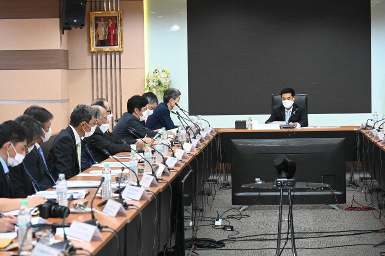 รสอ.ภาสกร ร่วมต้อนรับ คณะ Jetro Bangkok และ JCC เข้าพบ รมว.สุริยะ เพื่อรายงานสรุปผลแนวโน้มทางเศรษฐกิจ ประจำครึ่งปีแรก พ.ศ. 2565