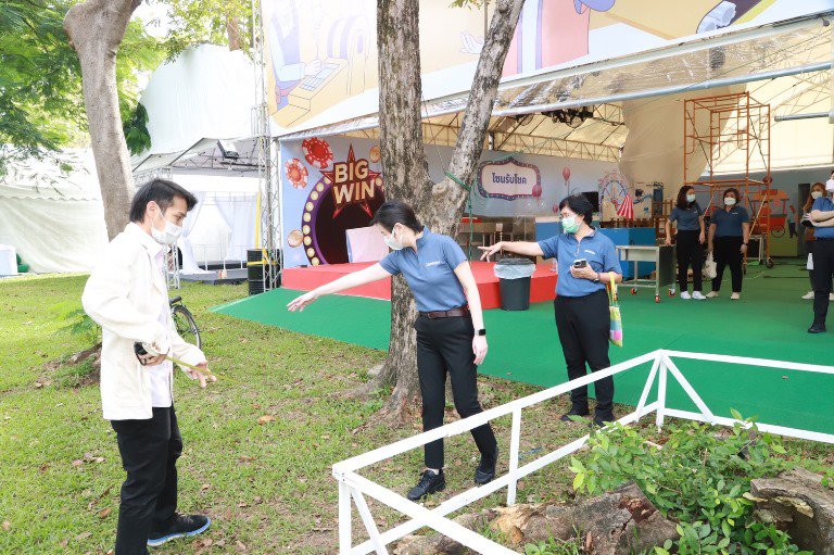“รสอ.ณัฏฐิญา” นำทีมดีพร้อมลงพื้นที่สวนลุมพินี เตรียมความพร้อมร้านกาชาดกระทรวงอุตสาหกรรม