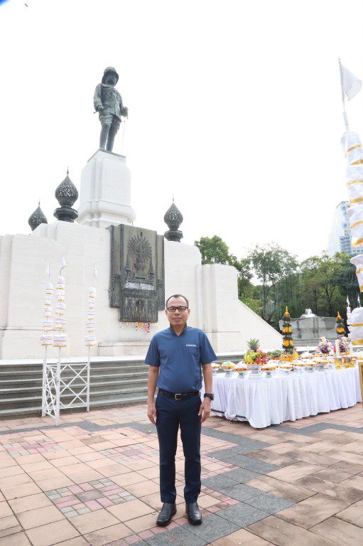 “อธิบดีใบน้อย” ร่วมพิธีบวงสรวงพระบรมราชานุสรณ์ รัชกาลที่ 6 เตรียมจัดงานกาชาดปี 2565