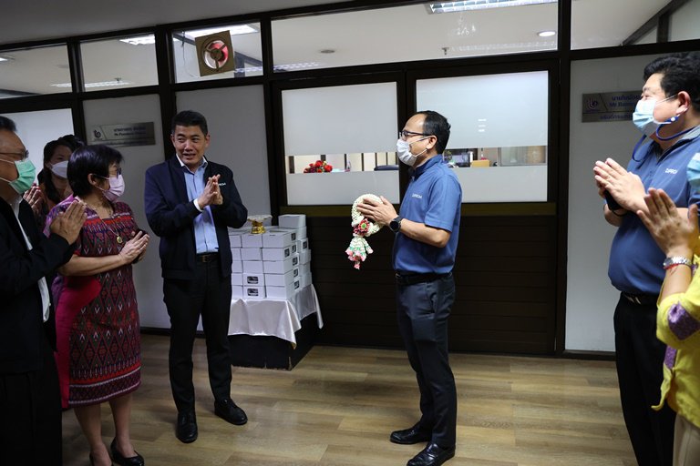 อธิบดีใบน้อย นำคณะผู้บริหารและเจ้าหน้าที่ร่วมอวยพรปีใหม่ผู้บริหารกระทรวงอุตสาหกรรม