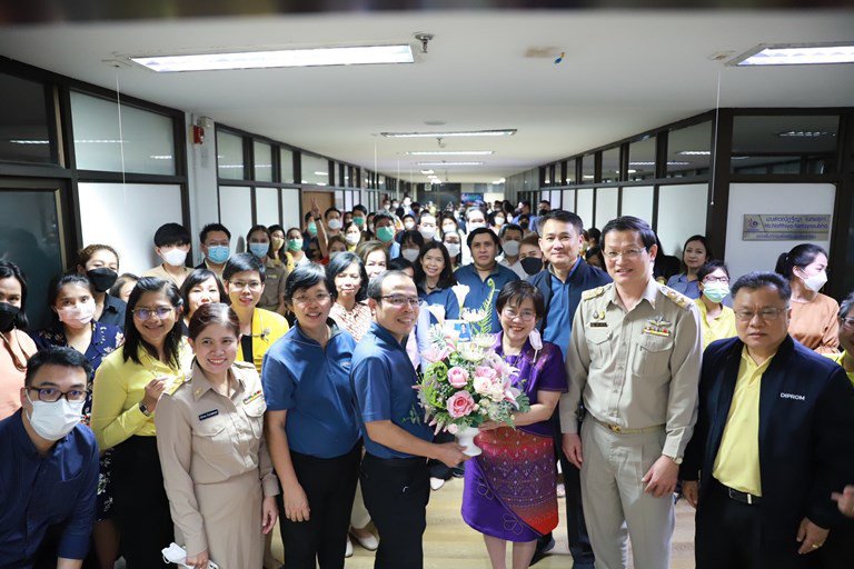 “อธิบดีใบน้อย” นำทีมดีพร้อมร่วมแสดงความยินดีที่ อก. แต่งตั้ง รสอ. คนใหม่