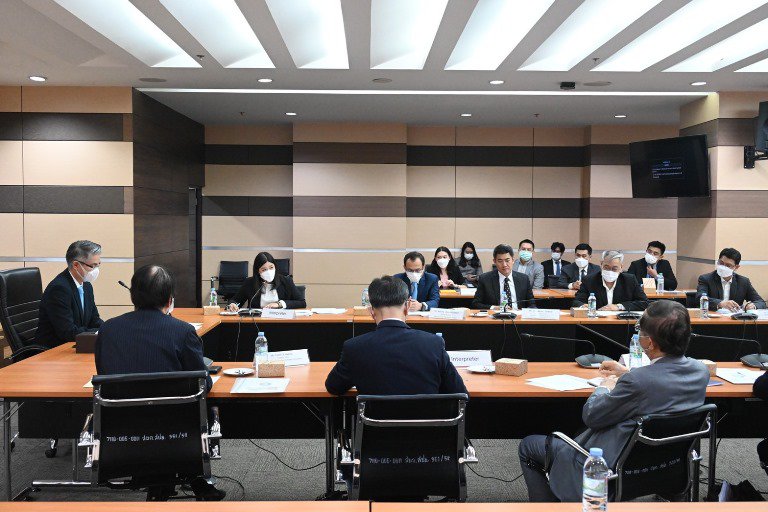 ปลัดฯ ณัฐพล ให้ ประธาน JTECS และคณะกรรมการบริหาร ส.ส.ท. เข้าพบ