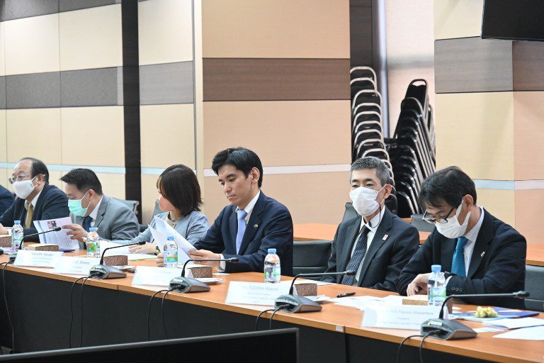 ปลัดฯ ณัฐพล ให้ ประธาน JTECS และคณะกรรมการบริหาร ส.ส.ท. เข้าพบ