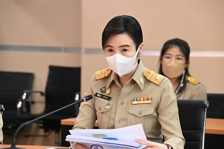 ปลัดฯ ณัฐพล เป็นประธานการประชุมสรุปผลการจัดงานร้านกระทรวงอุตสาหกรรมในงานกาชาดประจำปี 2565