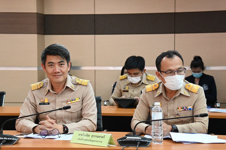 ปลัดฯ ณัฐพล เป็นประธานการประชุมสรุปผลการจัดงานร้านกระทรวงอุตสาหกรรมในงานกาชาดประจำปี 2565