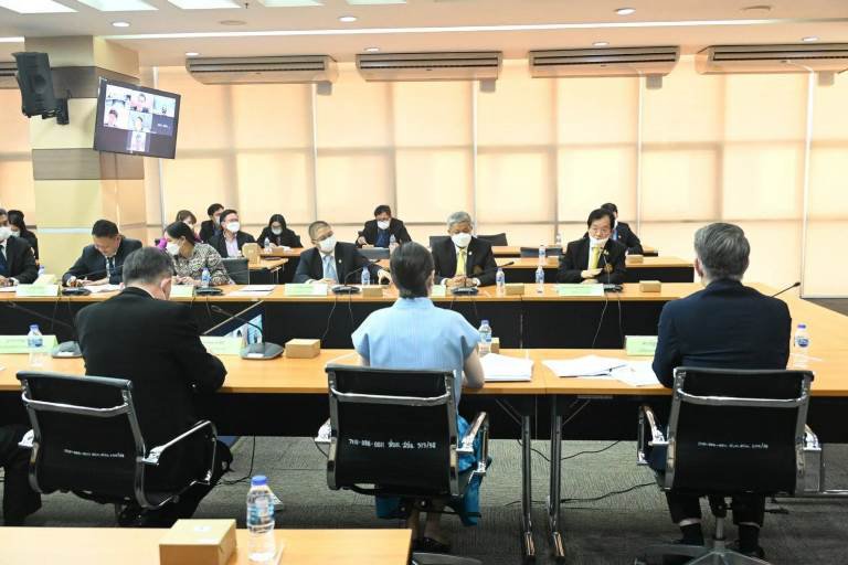 ปลัดฯ ณัฐพล ต้อนรับผู้ตรวจการแผ่นดิน ในโอกาสศึกษาดูงานกระทรวงอุตสาหกรรม 
