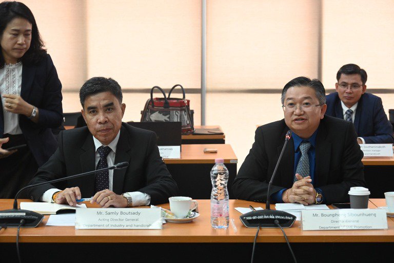 รัฐมนตรี ก.อุตสาหกรรมและการค้า สปป.ลาว เข้าร่วมหารือ ปลัดฯ ณัฐพล เพื่อสร้างความร่วมมือด้านการพัฒนาอุตสาหกรรมของทั้ง 2 ประเทศ 
