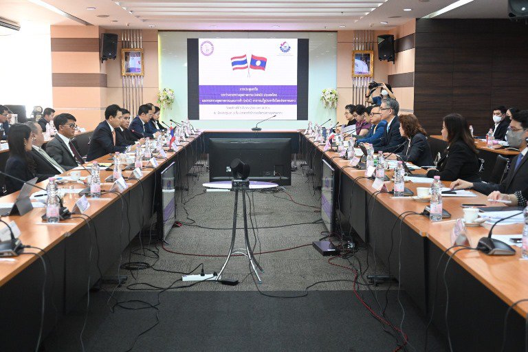 รัฐมนตรี ก.อุตสาหกรรมและการค้า สปป.ลาว เข้าร่วมหารือ ปลัดฯ ณัฐพล เพื่อสร้างความร่วมมือด้านการพัฒนาอุตสาหกรรมของทั้ง 2 ประเทศ 
