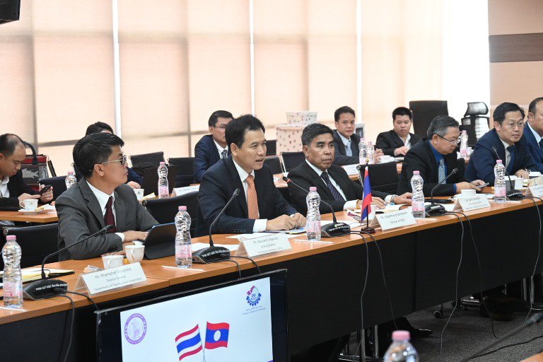 รัฐมนตรี ก.อุตสาหกรรมและการค้า สปป.ลาว เข้าร่วมหารือ ปลัดฯ ณัฐพล เพื่อสร้างความร่วมมือด้านการพัฒนาอุตสาหกรรมของทั้ง 2 ประเทศ 