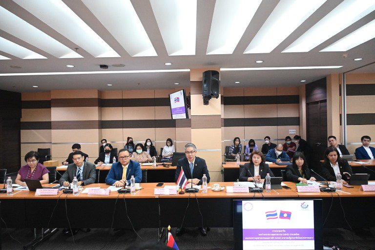 รัฐมนตรี ก.อุตสาหกรรมและการค้า สปป.ลาว เข้าร่วมหารือ ปลัดฯ ณัฐพล เพื่อสร้างความร่วมมือด้านการพัฒนาอุตสาหกรรมของทั้ง 2 ประเทศ 