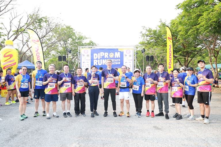 “ปลัดณัฐพล” เปิดงาน DIPROM RUN MINI MARATHON 2023 