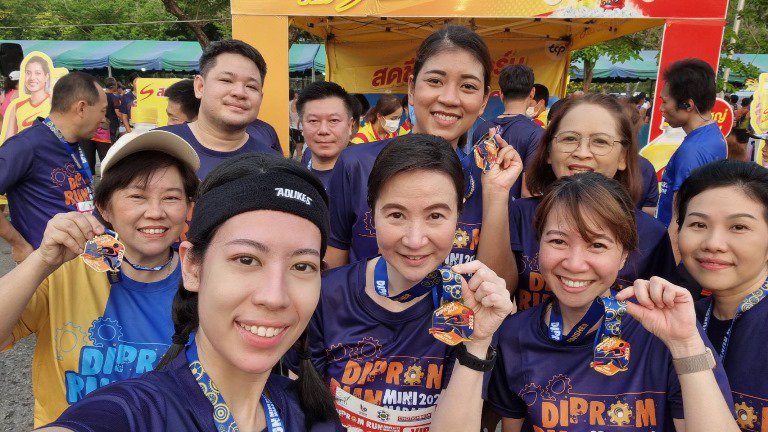 “ปลัดณัฐพล” เปิดงาน DIPROM RUN MINI MARATHON 2023 