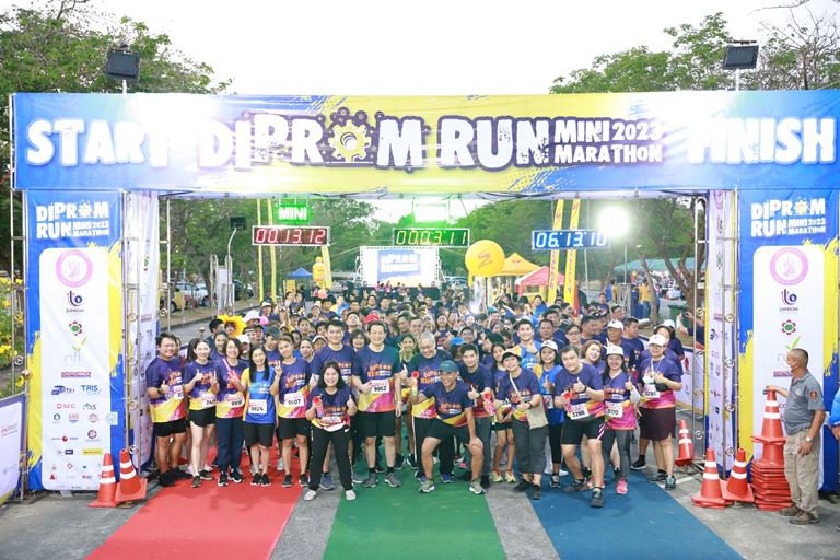 “ปลัดณัฐพล” เปิดงาน DIPROM RUN MINI MARATHON 2023 