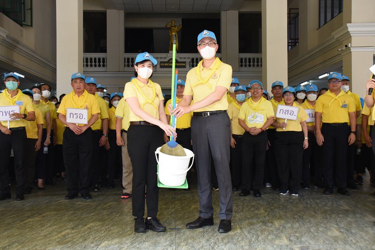 ก.อุตฯ รวมพลังจิตอาสา “ทำความดีด้วยหัวใจ” Kick off ปรับปรุงภูมิทัศน์ คืนความสวยงามให้อาคารนารายณ์