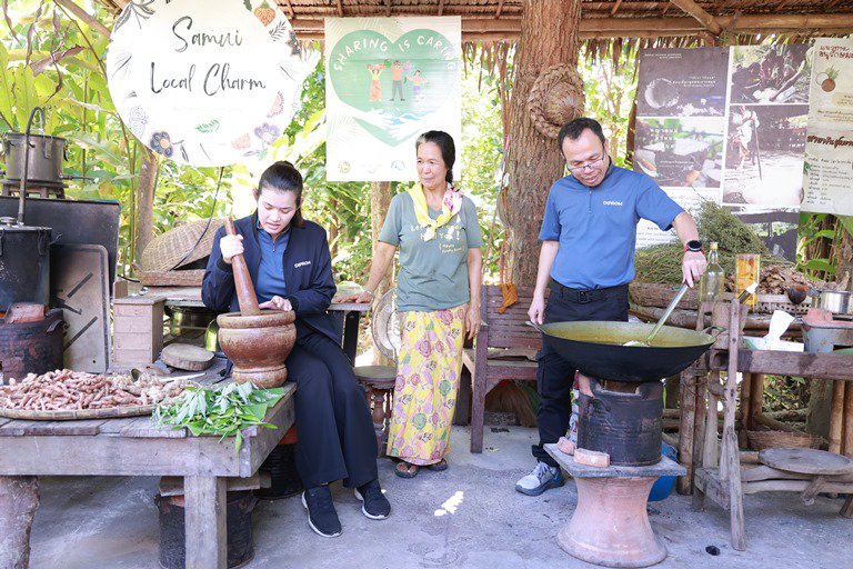 "อธิบดีใบน้อย" เยี่ยมชมศูนย์การเรียนรู้สวนสมุนไพรวิถีไทย ร่วมบูรณาการโมเดลชุมชนดีพร้อม