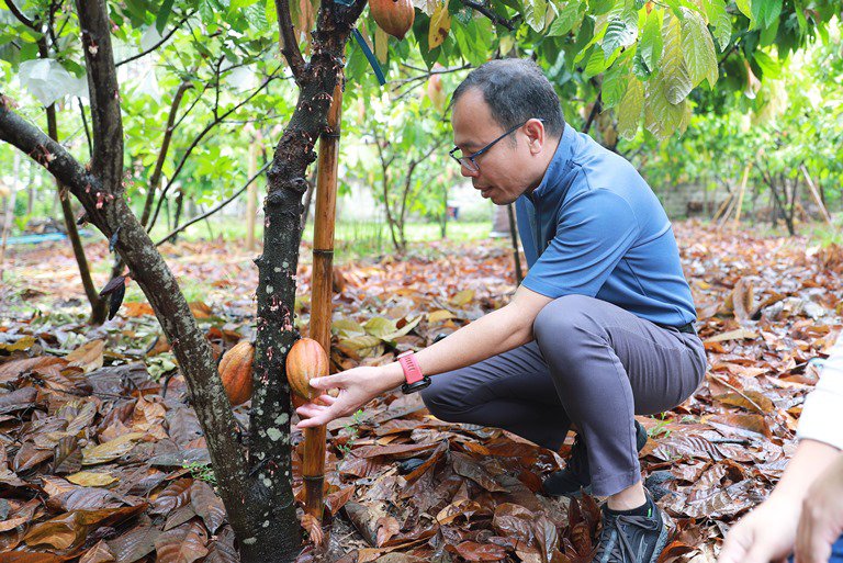 ดีพร้อม เยี่ยมชม cacoa valley ต้นแบบ “โมเดลชุมชนดีพร้อม” 
