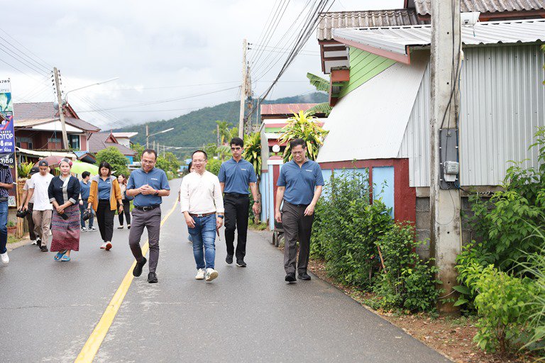 ดีพร้อม เยี่ยมชม cacoa valley ต้นแบบ “โมเดลชุมชนดีพร้อม” 