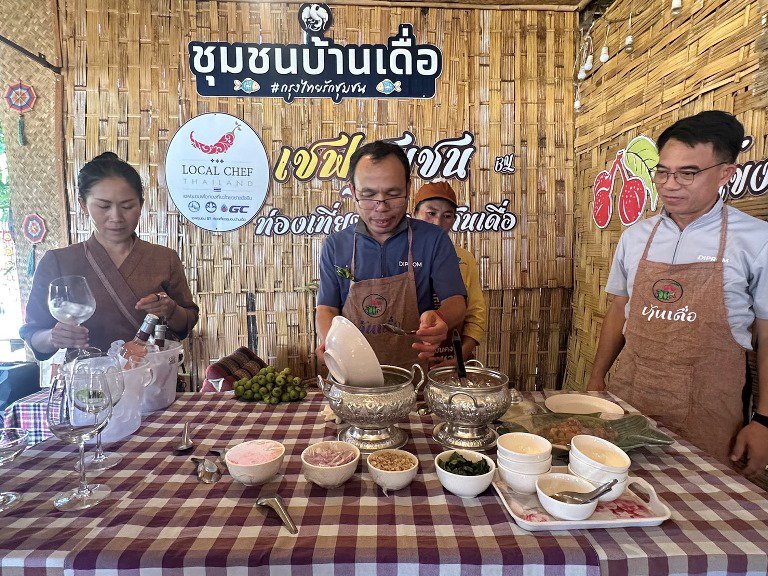 "อธิบดีใบน้อย" ลงพื้นที่เยี่ยมชมชุมชนดีพร้อมบ้านเดื่อ ชูเป็นโมเดลต้นแบบการยกระดับกลุ่มท่องเที่ยววิถีชุมชน