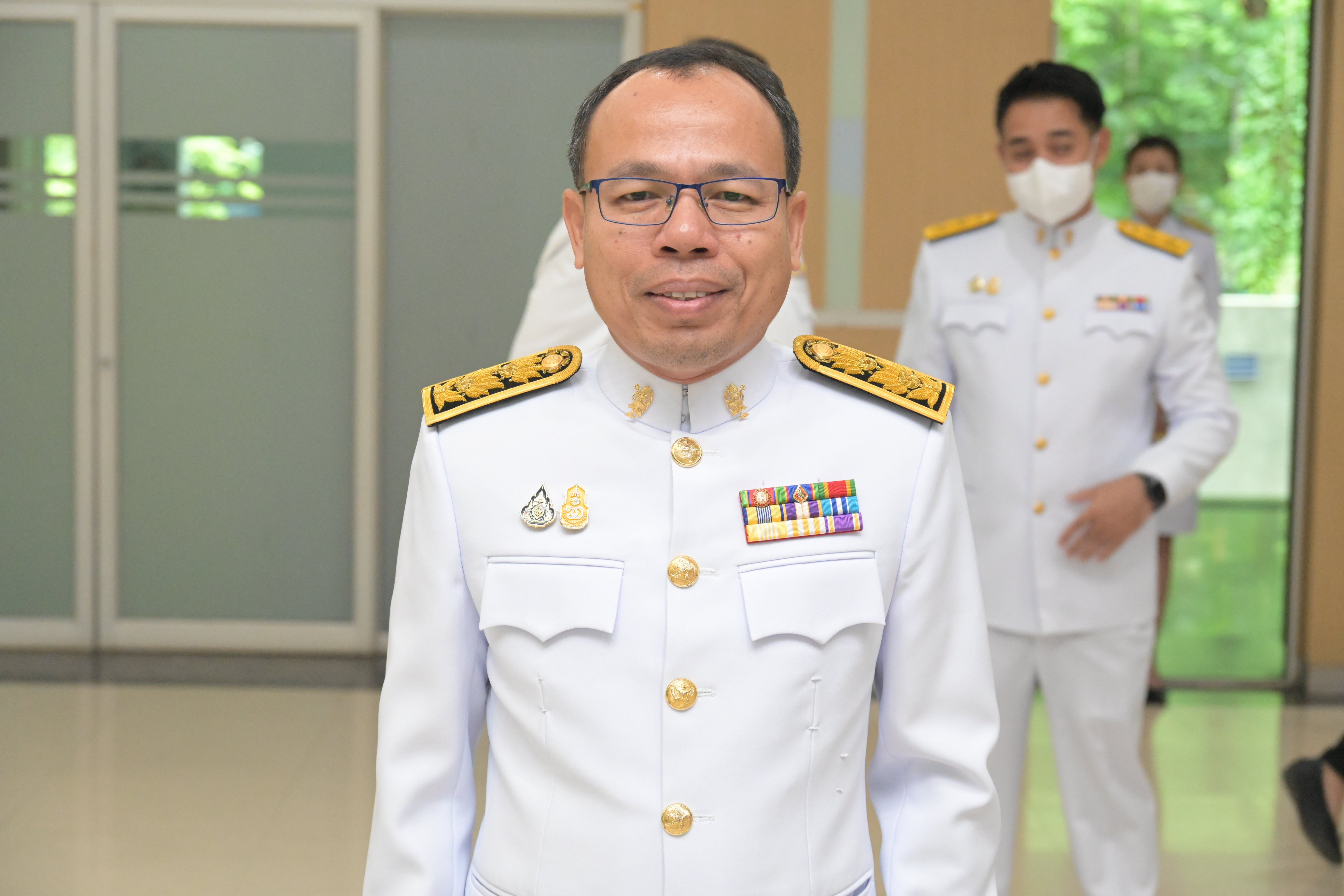 รัฐมนตรีฯ อนุชา นำคณะผู้บริหาร อก. ถวายพระพรเนื่องในโอกาสวันเฉลิมพระชนมพรรษา พระบาทสมเด็จพระเจ้าอยู่หัวฯ และพิธีถวายสัตย์ปฏิญาณเพื่อเป็นข้าราชการที่ดีและพลังของแผ่นดิน