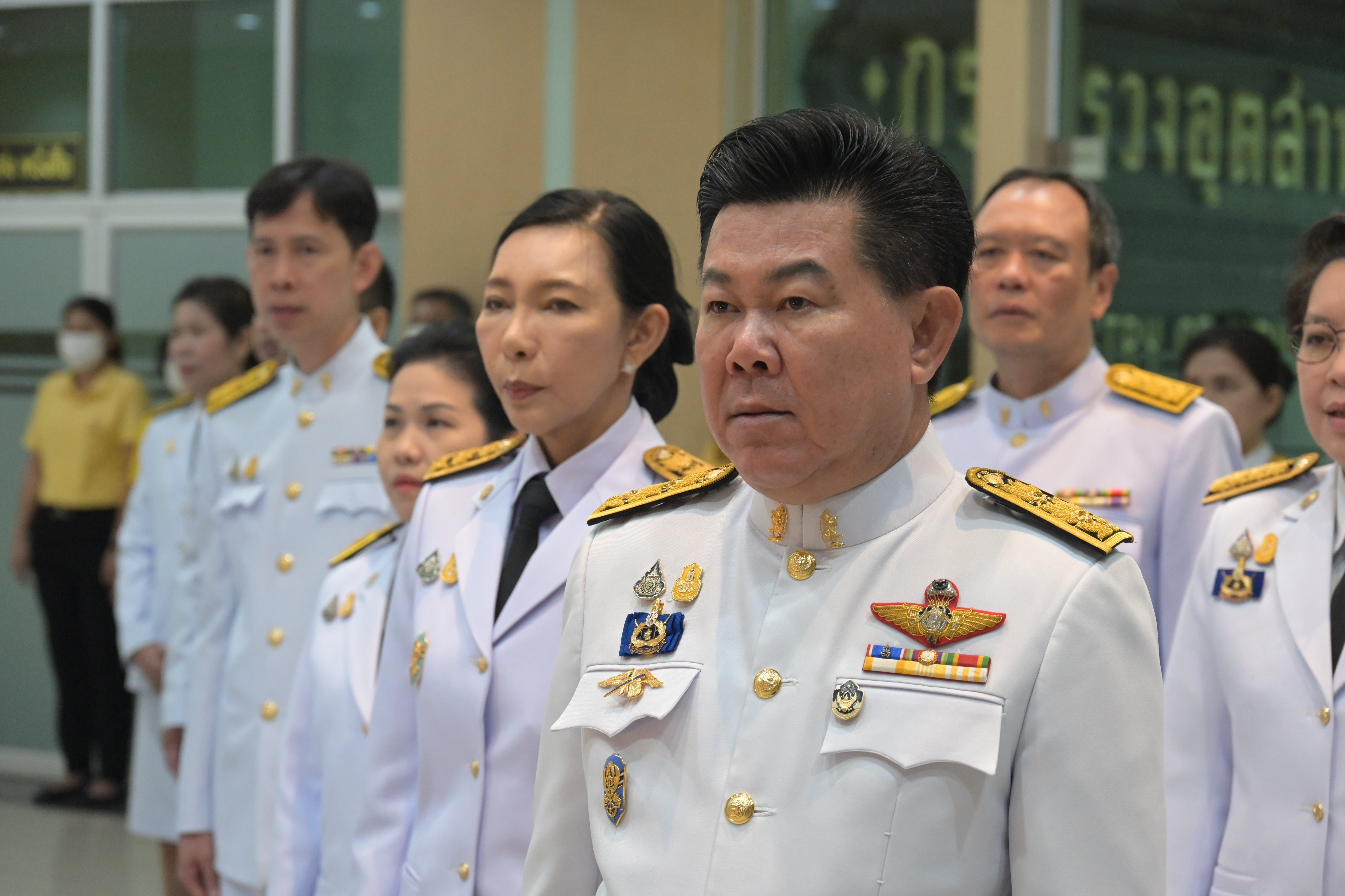 รัฐมนตรีฯ อนุชา นำคณะผู้บริหาร อก. ถวายพระพรเนื่องในโอกาสวันเฉลิมพระชนมพรรษา พระบาทสมเด็จพระเจ้าอยู่หัวฯ และพิธีถวายสัตย์ปฏิญาณเพื่อเป็นข้าราชการที่ดีและพลังของแผ่นดิน