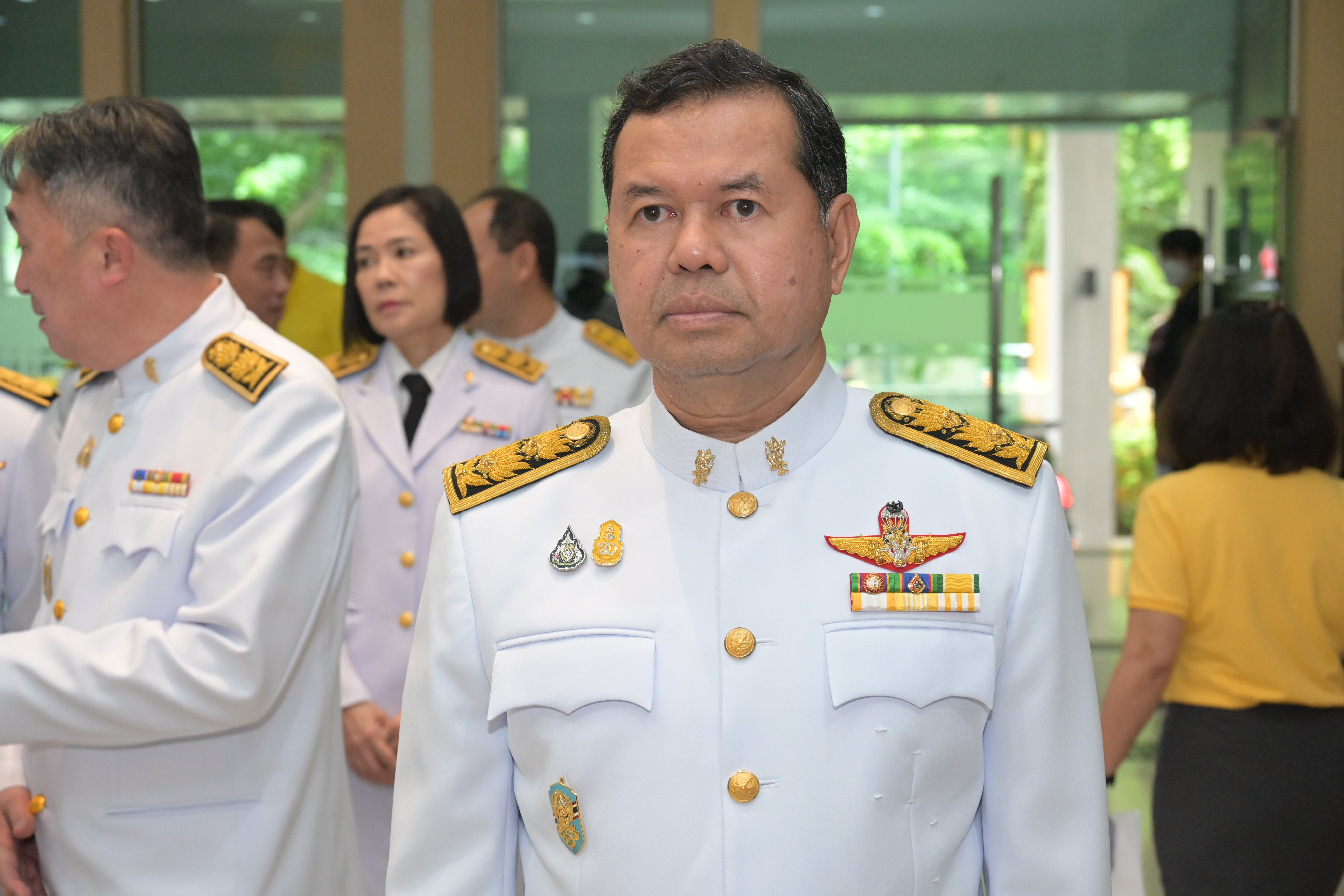 รัฐมนตรีฯ อนุชา นำคณะผู้บริหาร อก. ถวายพระพรเนื่องในโอกาสวันเฉลิมพระชนมพรรษา พระบาทสมเด็จพระเจ้าอยู่หัวฯ และพิธีถวายสัตย์ปฏิญาณเพื่อเป็นข้าราชการที่ดีและพลังของแผ่นดิน