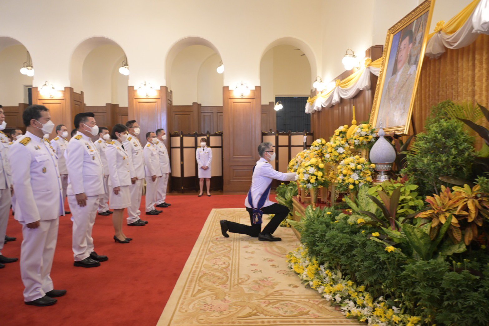 ปลัดฯ ณัฐพล นำคณะผู้บริหารกระทรวงอุตสาหกรรม ร่วมพิธีลงนามถวายพระพรพระบาทสมเด็จพระเจ้าอยู่หัว เนื่องในโอกาสวันเฉลิมพระชนมพรรษา ประจำปีพุทธศักราช 2566 ณ ศาลาสหทัยสมาคม ในพระบรมหาราชวัง