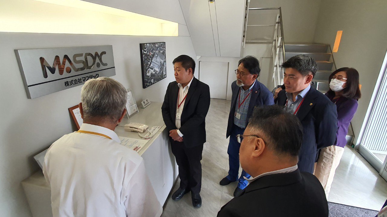 "รสอ.วาที" ร่วมคณะฯ เยี่ยมชม Masdac Machinery Co., Ltd. ต่อยอด Application Center