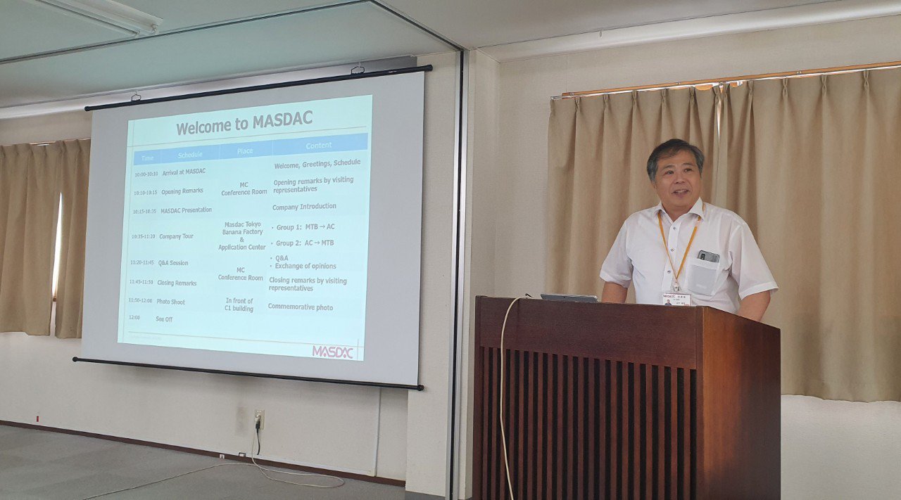"รสอ.วาที" ร่วมคณะฯ เยี่ยมชม Masdac Machinery Co., Ltd. ต่อยอด Application Center