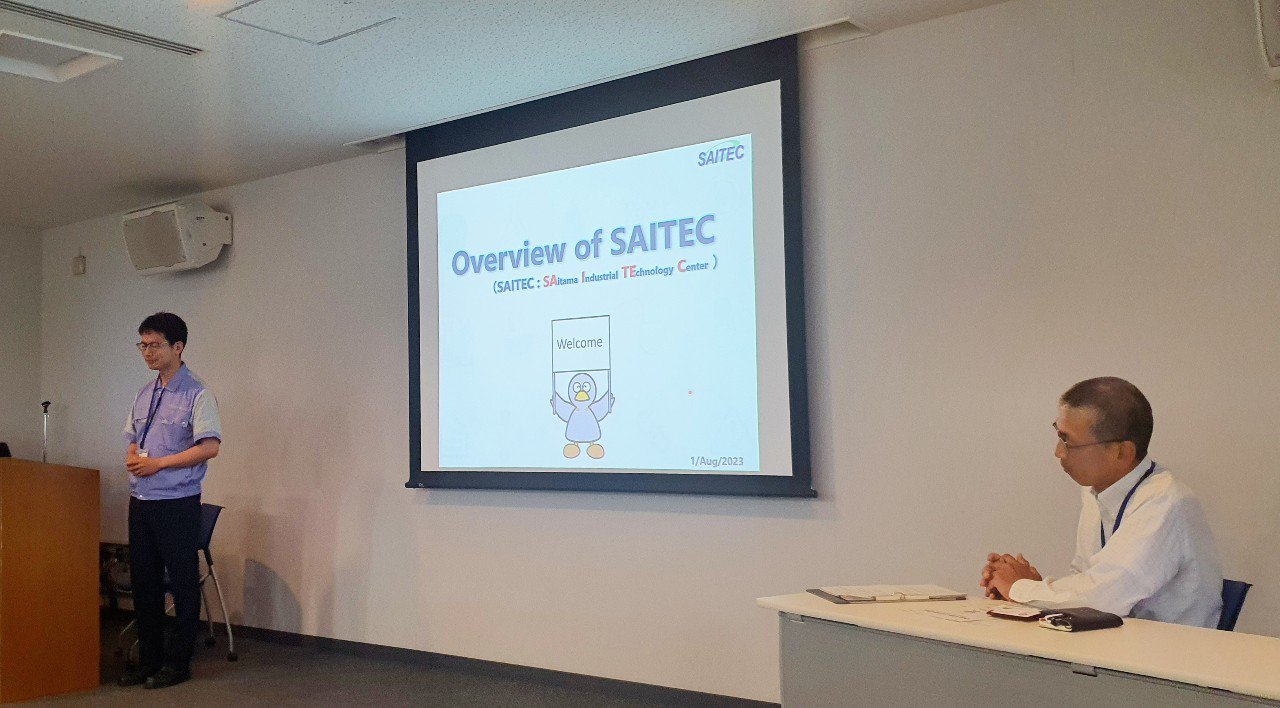"รสอ.วาที"  ร่วมคณะฯ เยี่ยมชมศูนย์เทคโนโลยีอุตสาหกรรมประจำจังหวัดไซตามะ
