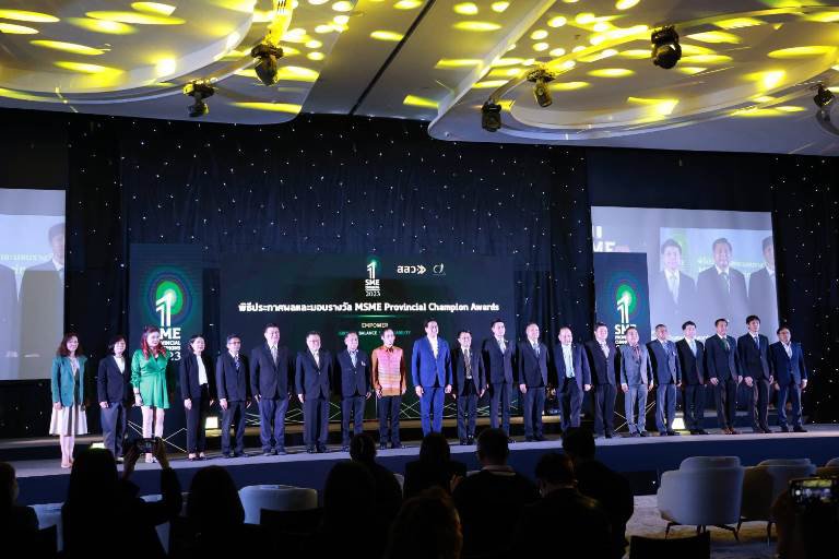 “รสอ.วาที” ร่วมงานประกาศผลรางวัล MSME Provincial Champion Awards 
