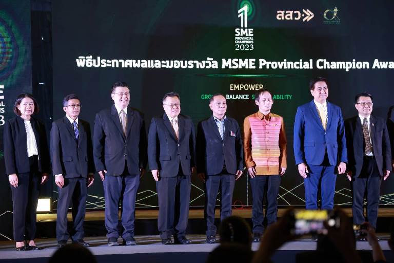 “รสอ.วาที” ร่วมงานประกาศผลรางวัล MSME Provincial Champion Awards 