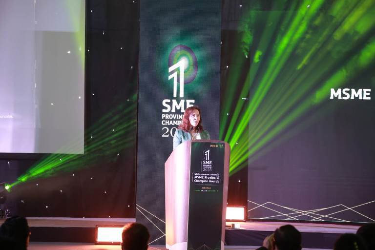 “รสอ.วาที” ร่วมงานประกาศผลรางวัล MSME Provincial Champion Awards 