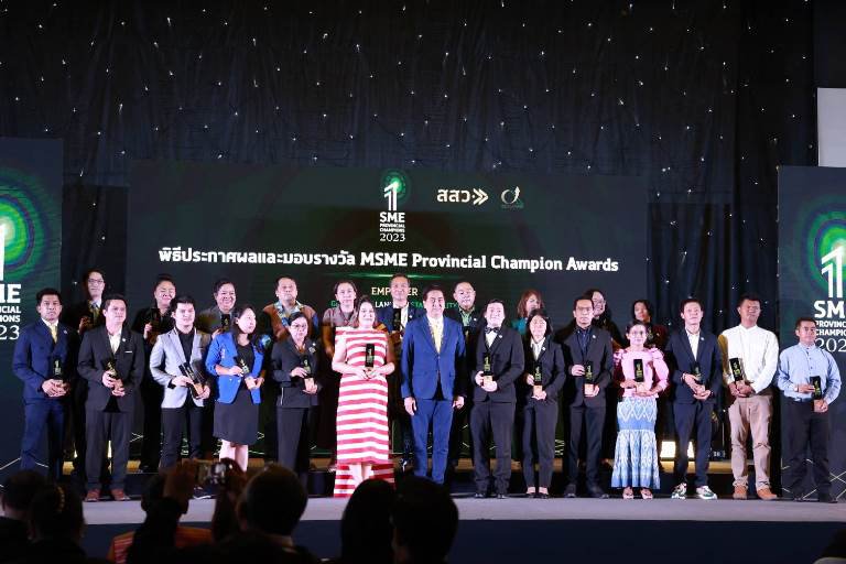 “รสอ.วาที” ร่วมงานประกาศผลรางวัล MSME Provincial Champion Awards 