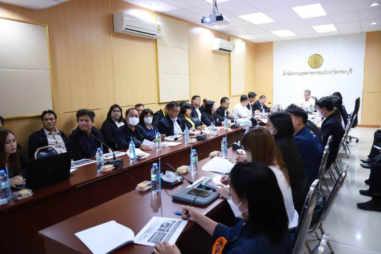 ปลัดฯ ณัฐพล ลงพื้นที่สระบุรี กำชับจี้โรงงานลงทะเบียนข้อมูลการประกอบการอุตสาหกรรมให้ครบ 100% ย้ำกำกับดูแลเหมืองแร่ให้อยู่ในเกณฑ์มาตรฐานไม่ให้ส่งผลกระทบต่อสิ่งแวดล้อมและชุมชนโดยรอบ 