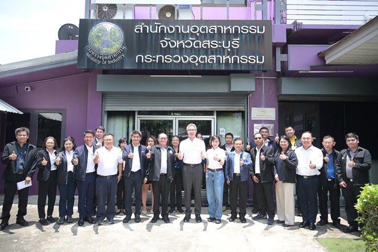 ปลัดฯ ณัฐพล ลงพื้นที่สระบุรี กำชับจี้โรงงานลงทะเบียนข้อมูลการประกอบการอุตสาหกรรมให้ครบ 100% ย้ำกำกับดูแลเหมืองแร่ให้อยู่ในเกณฑ์มาตรฐานไม่ให้ส่งผลกระทบต่อสิ่งแวดล้อมและชุมชนโดยรอบ 