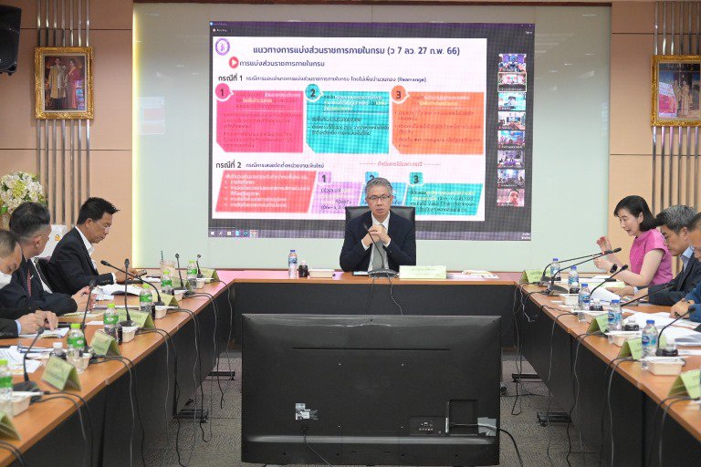 ปลัดฯ ณัฐพล ระดมหัวกะทิ MIND วางแนวทางบทบาทภารกิจ โครงสร้างการแบ่งส่วนราชการภายในของ อก. 