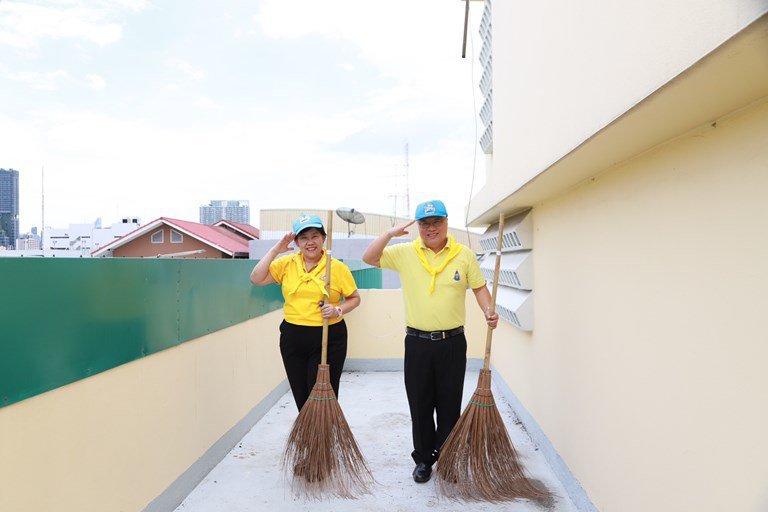 "ดีพร้อม" รวมพลังจิตอาสา ปรับปรุงภูมิทัศน์อาคารนารายณ์รวมพลังคน MIND