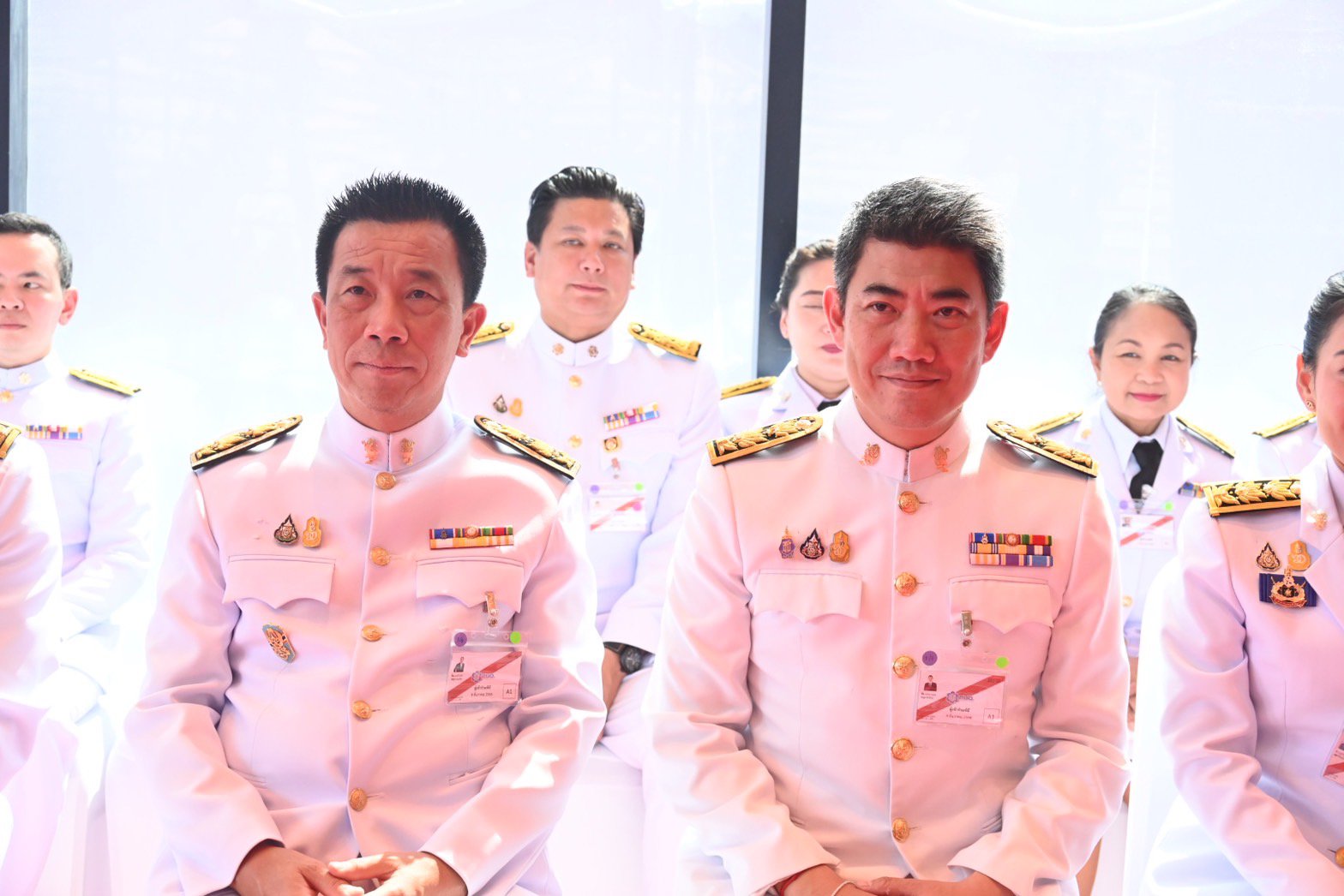 รัฐมนตรีฯ พิมพ์ภัทรา เฝ้าทูลละอองพระบาทรับเสด็จ สมเด็จพระกนิษฐาธิราชเจ้ากรมสมเด็จพระเทพรัตนราชสุดาฯ เสด็จพระราชดําเนินทรงประกอบพิธีเททองนำฤกษ์หล่อพระพุทธสิริโรจนนิคม