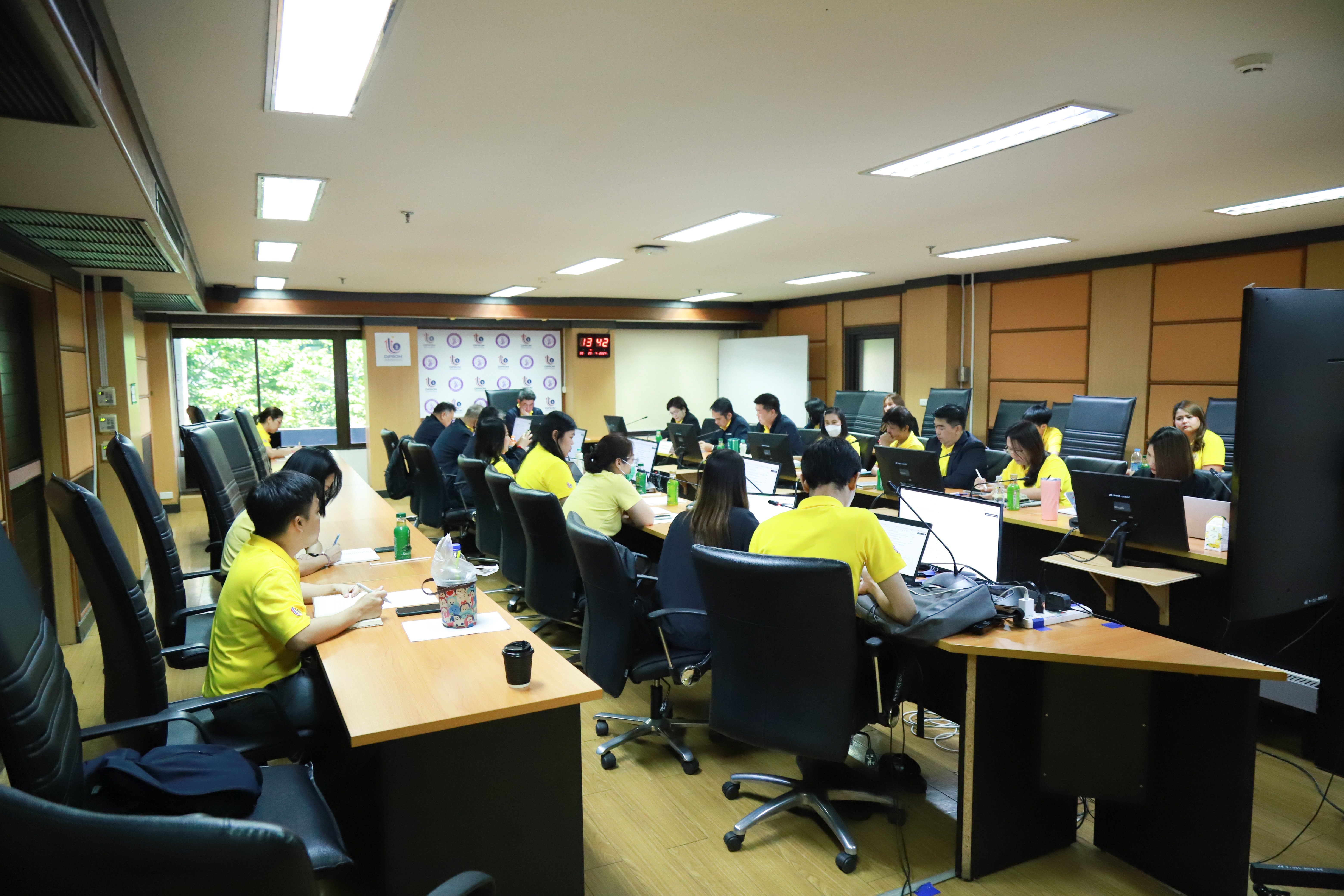 “อสอ.ภาสกร” ประชุมทีมสนับสนุนการขับเคลื่อนการดำเนินงานดีพร้อม