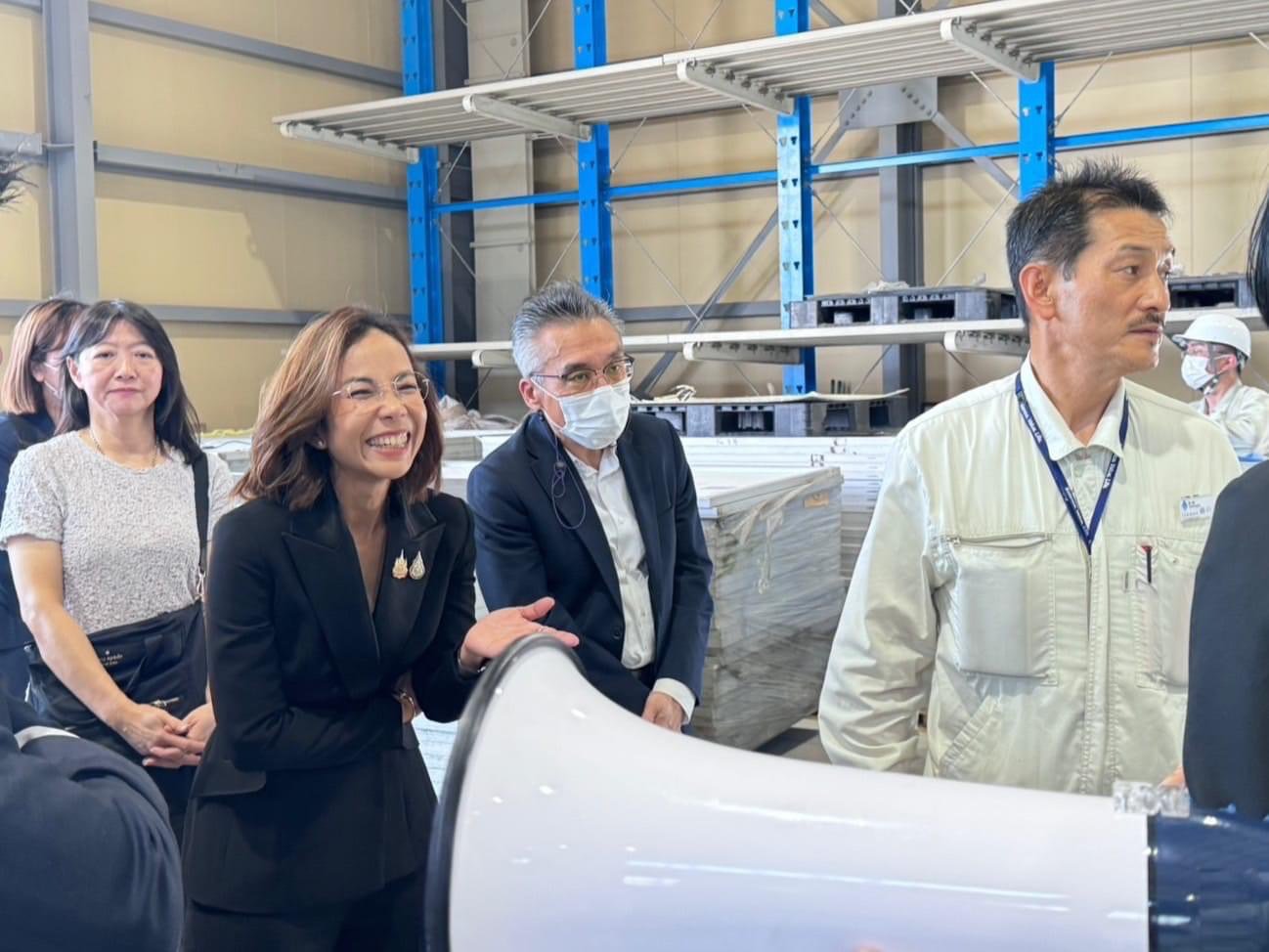 รัฐมนตรีฯ พิมพ์ภัทรา ยกทัพทีม อก. เปิดตัวนิคมฯ Circular พร้อมสร้างความร่วมมือนักลงทุนญี่ปุ่น สร้าง Supply chain สู่เป้าหมาย Zero waste   