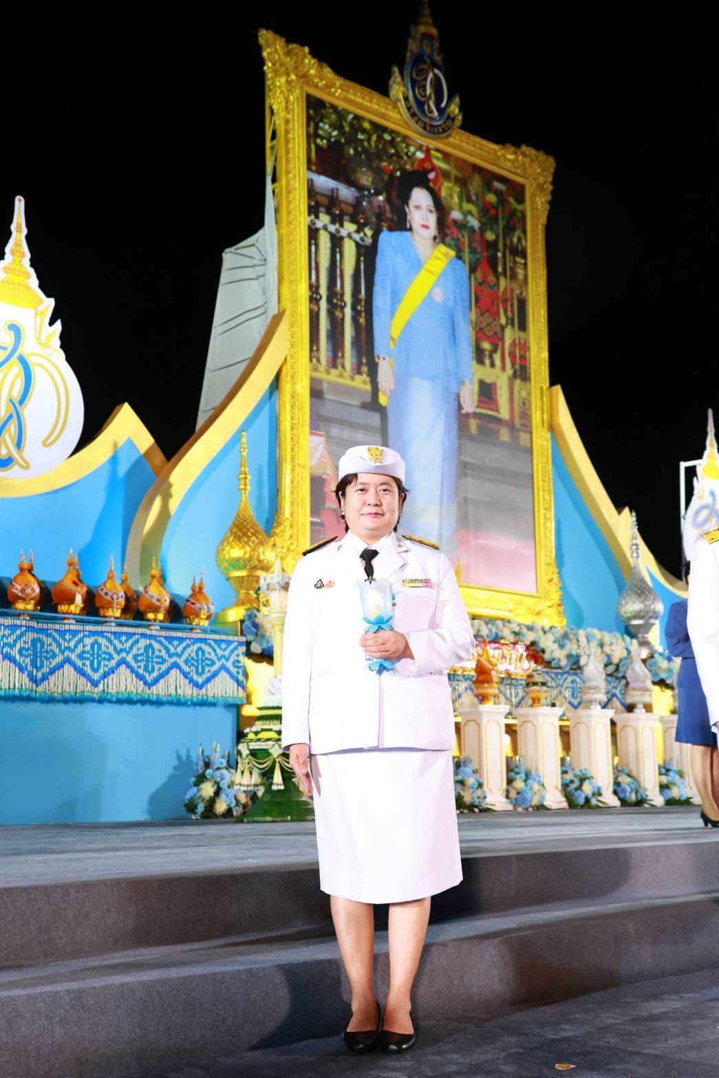 "รองอธิบดีดวงดาว" ร่วมพิธีจุดเทียนถวายพระพรชัยมงค