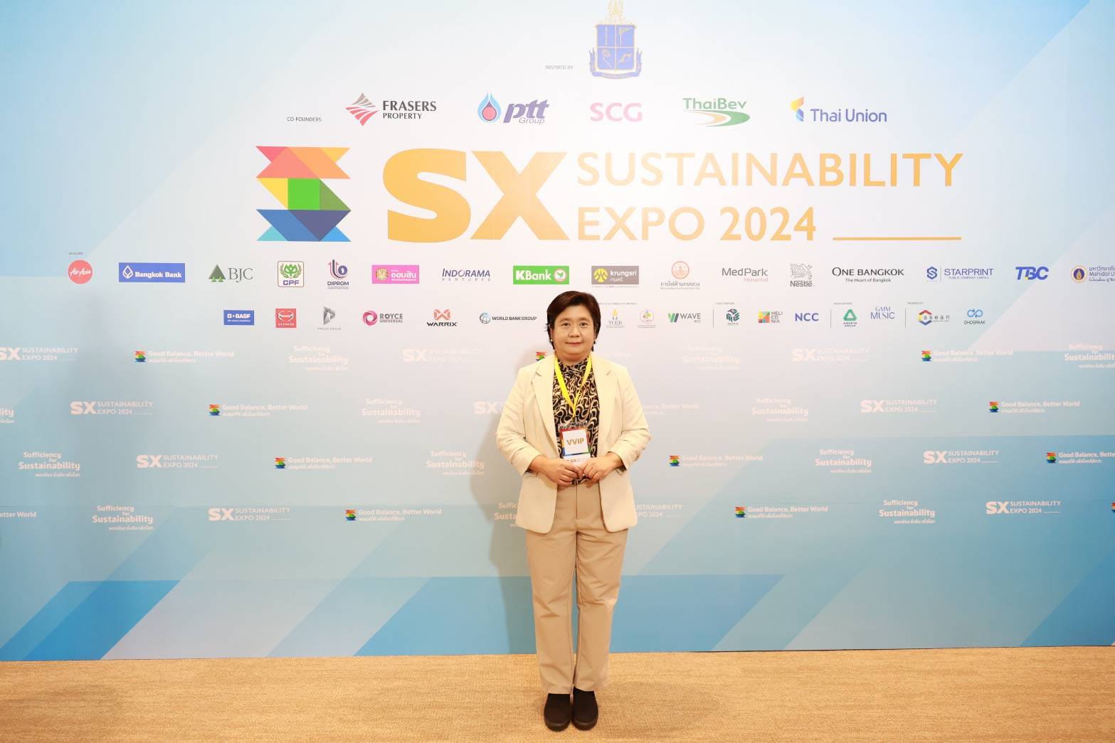 “รองอธิบดีดวงดาว” ร่วมพิธีเปิดมหกรรม Sustainability Expo 2024 (SX2024)
