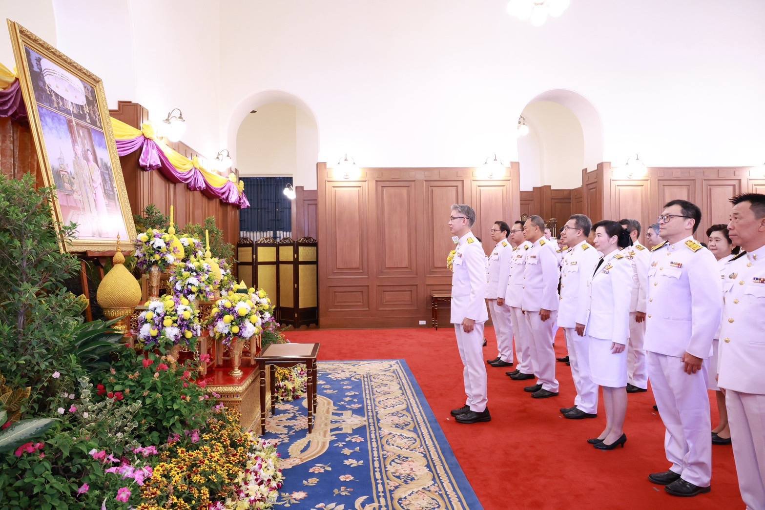 ปลัดฯ ณัฐพล นำคณะผู้บริหารกระทรวงอุตสาหกรรม ถวายพระพรชัยมงคล พระบาทสมเด็จพระเจ้าอยู่หัว และสมเด็จพระนางเจ้าฯ พระบรมราชินี เนื่องในโอกาสขึ้นปีใหม่ 2568