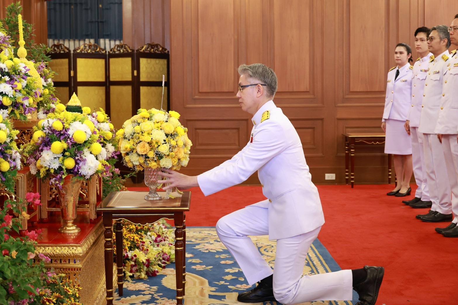 ปลัดฯ ณัฐพล นำคณะผู้บริหารกระทรวงอุตสาหกรรม ถวายพระพรชัยมงคล พระบาทสมเด็จพระเจ้าอยู่หัว และสมเด็จพระนางเจ้าฯ พระบรมราชินี เนื่องในโอกาสขึ้นปีใหม่ 2568