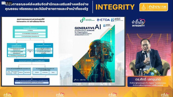 รสอ.ดวงดาว ร่วมงานสร้างเครือข่ายคุณธรรม และจริยธรรมองค์กรภาครัฐ ขานรับการทำงานด้วยความโปร่งใส ตามนโยบาย รมว.เอกนัฏ